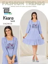 Kiara Vol 18 By Blue Hills Rayon Embroidery Designer Kurtis Exporters In India

